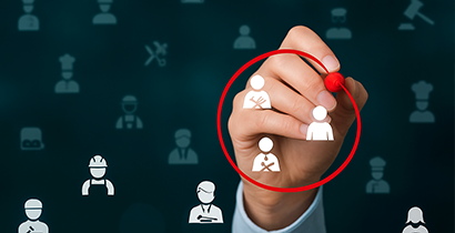 Icono de segmentación y objetivos